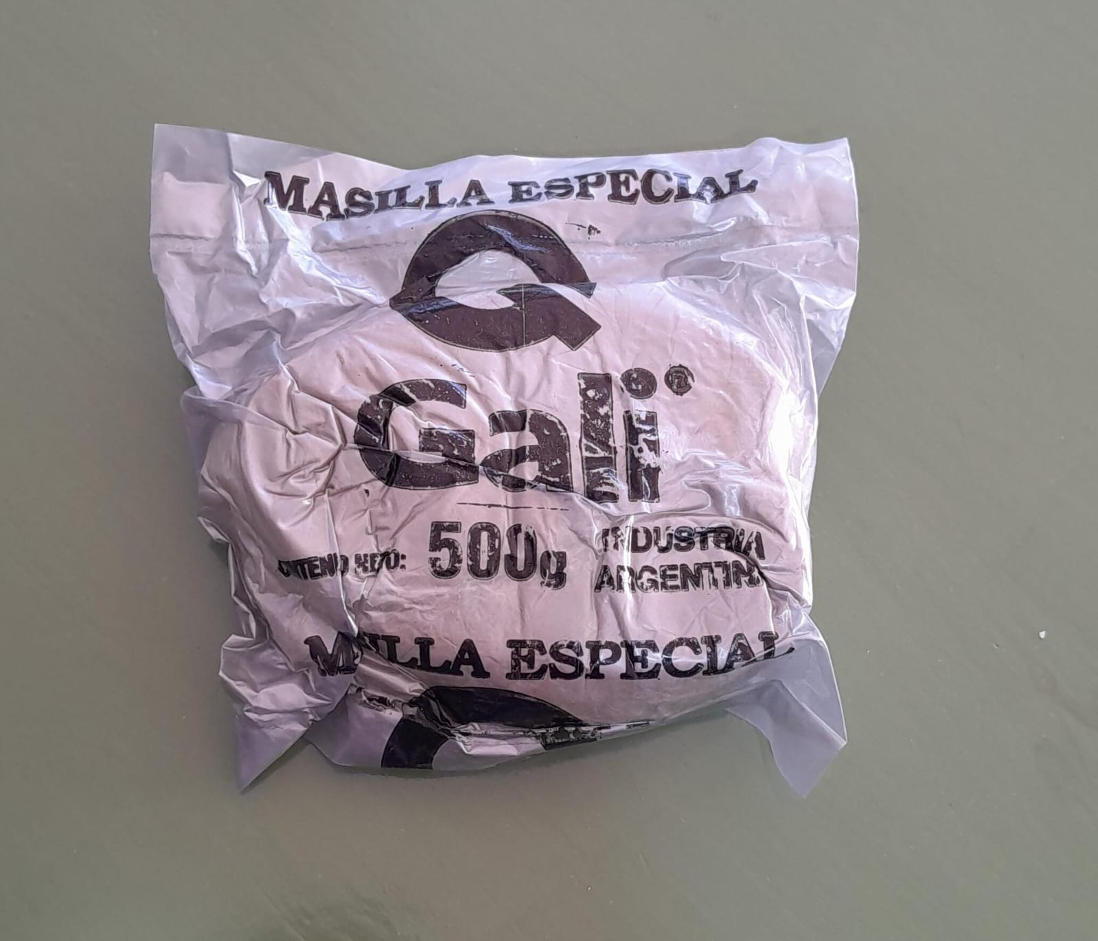 MASILLA PARA VIDRIO GALI 500gs
