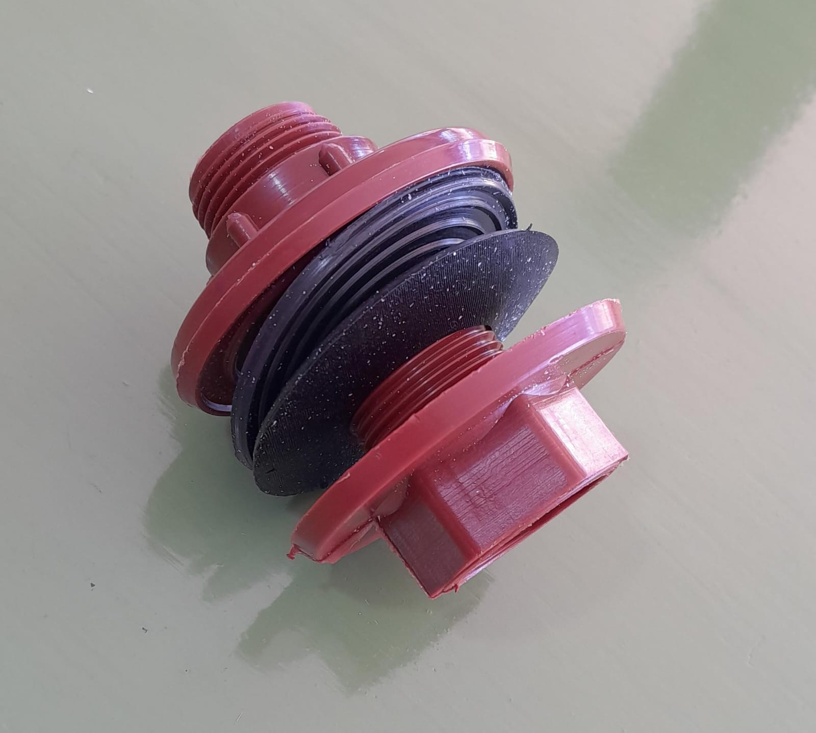 ADAPTADOR P/TANQUE C/JUNTA Y BRIDA 3/4"X UN