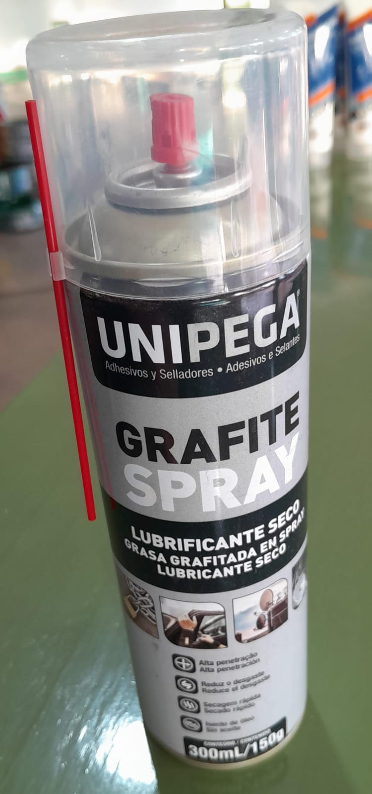GRASA GRAFITADA SPRAY UNIPEGA 300ML
