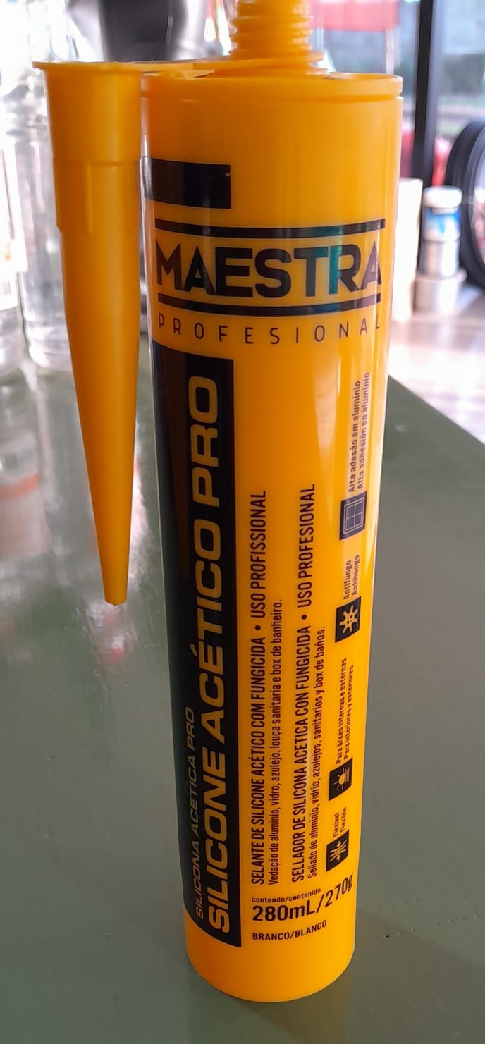 SILICONA ACETICA PRO BLANCO MAESTRA 260ml