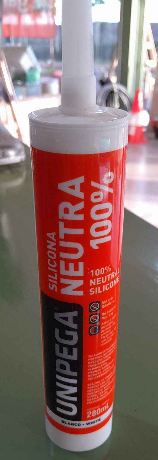 SILICONA NEUTRA 100% BLANCA UNIPEGA 280ml