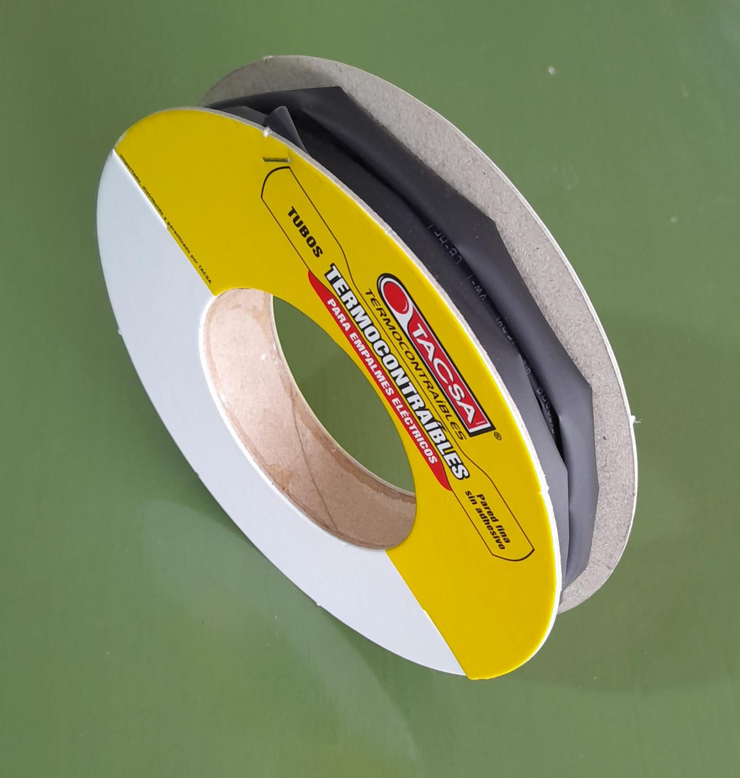 CINTA PVC TERMOCONTRAIBLE TACSA 6.4mm(1/4") X MT