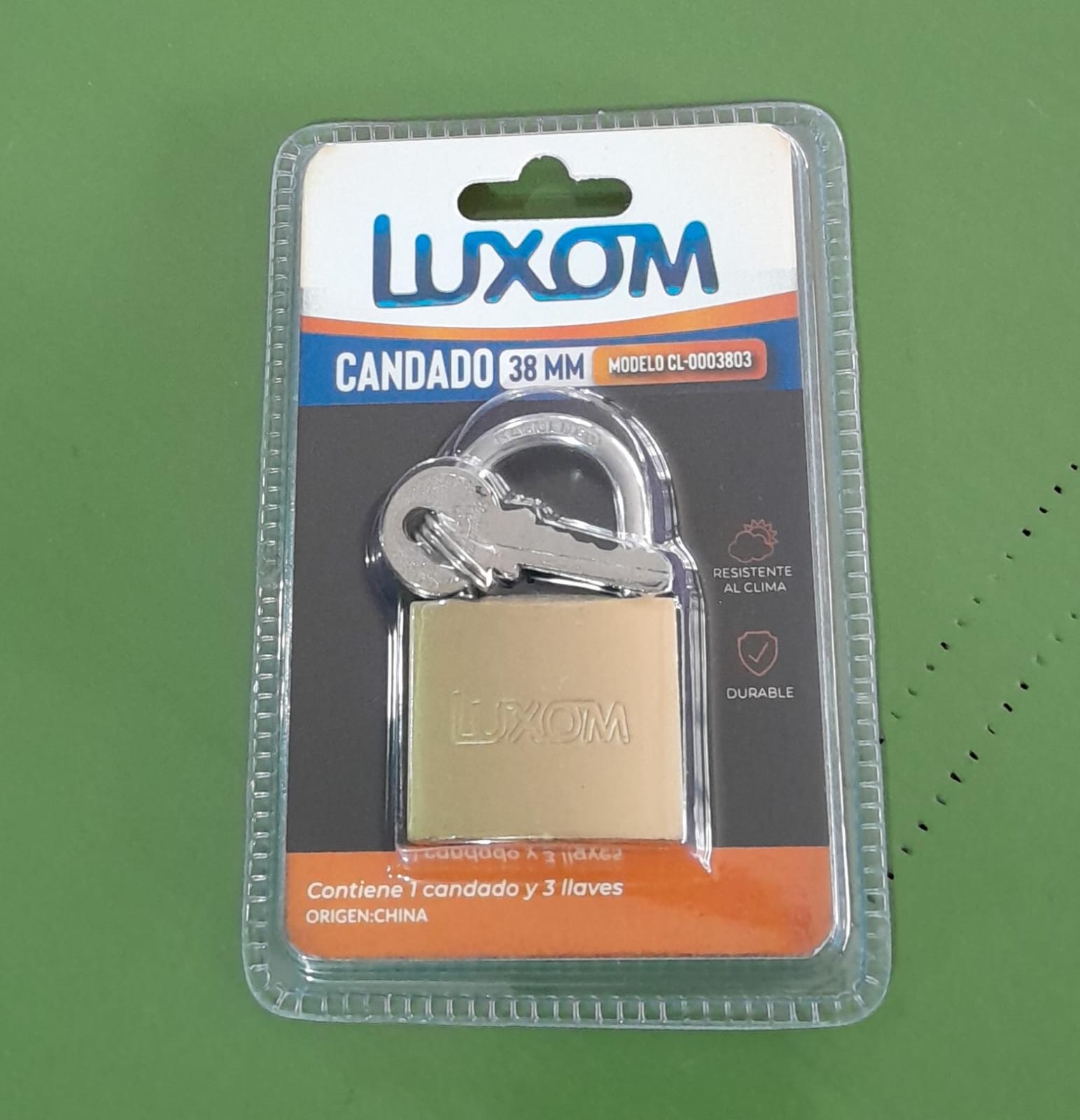 CANDADO LUXOM 38mm