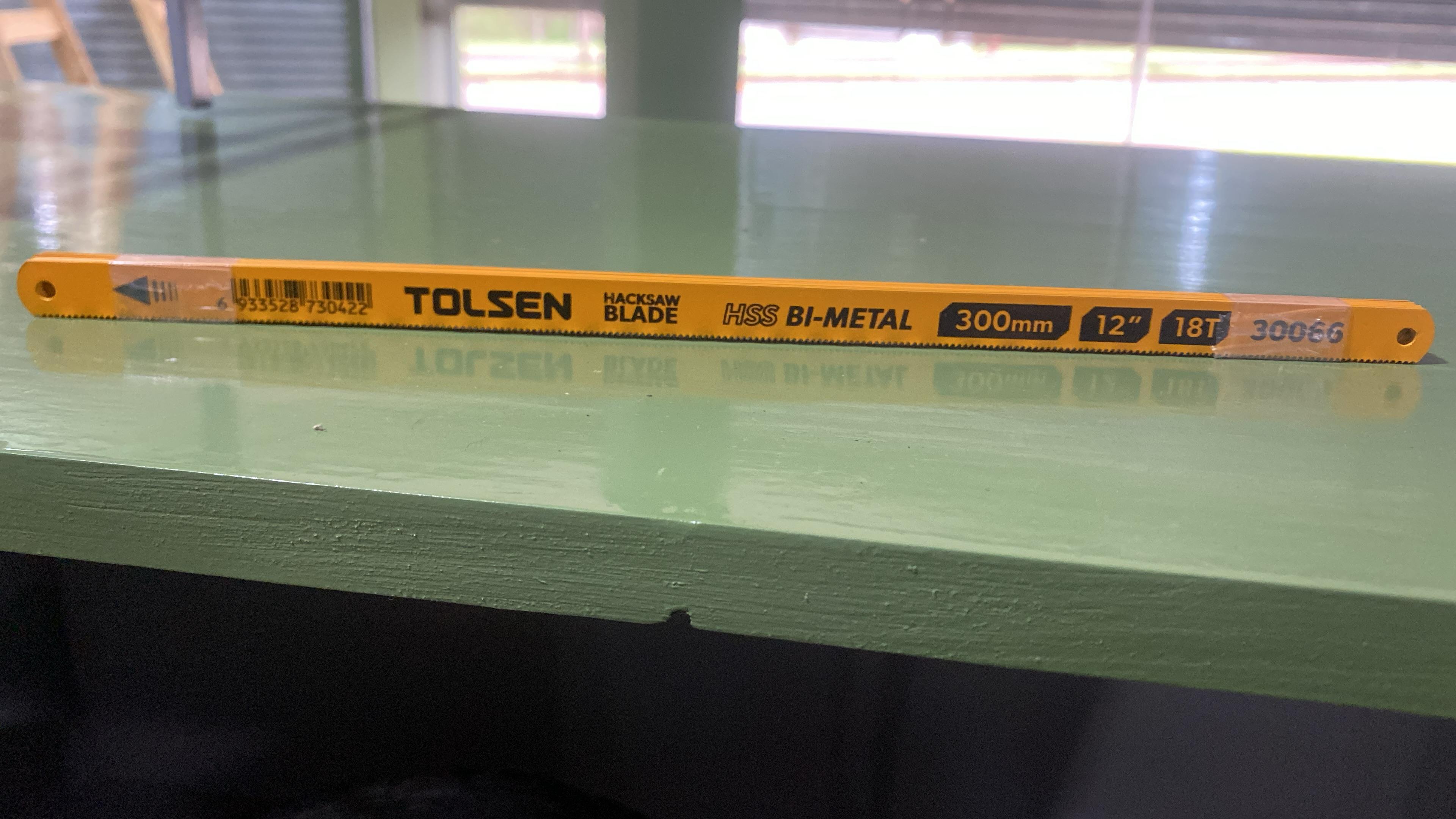 HOJA DE SIERRA BIMETALICA INDUSTRIAL 300X12MM 18TP1 TOLSEN