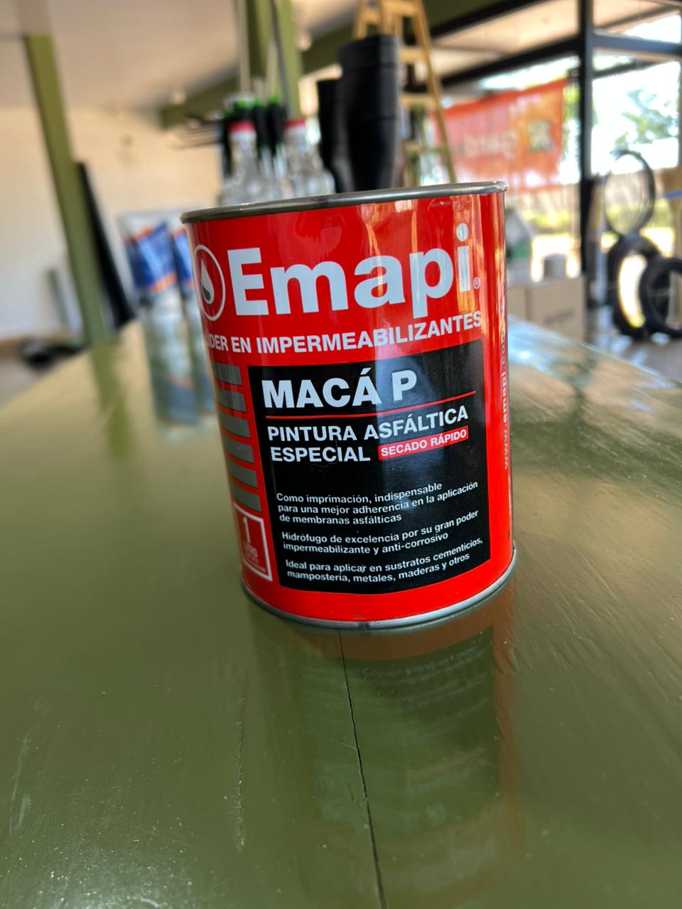 PINTURA ASFALTICA AL SOLVENTE EMAPI 1LT