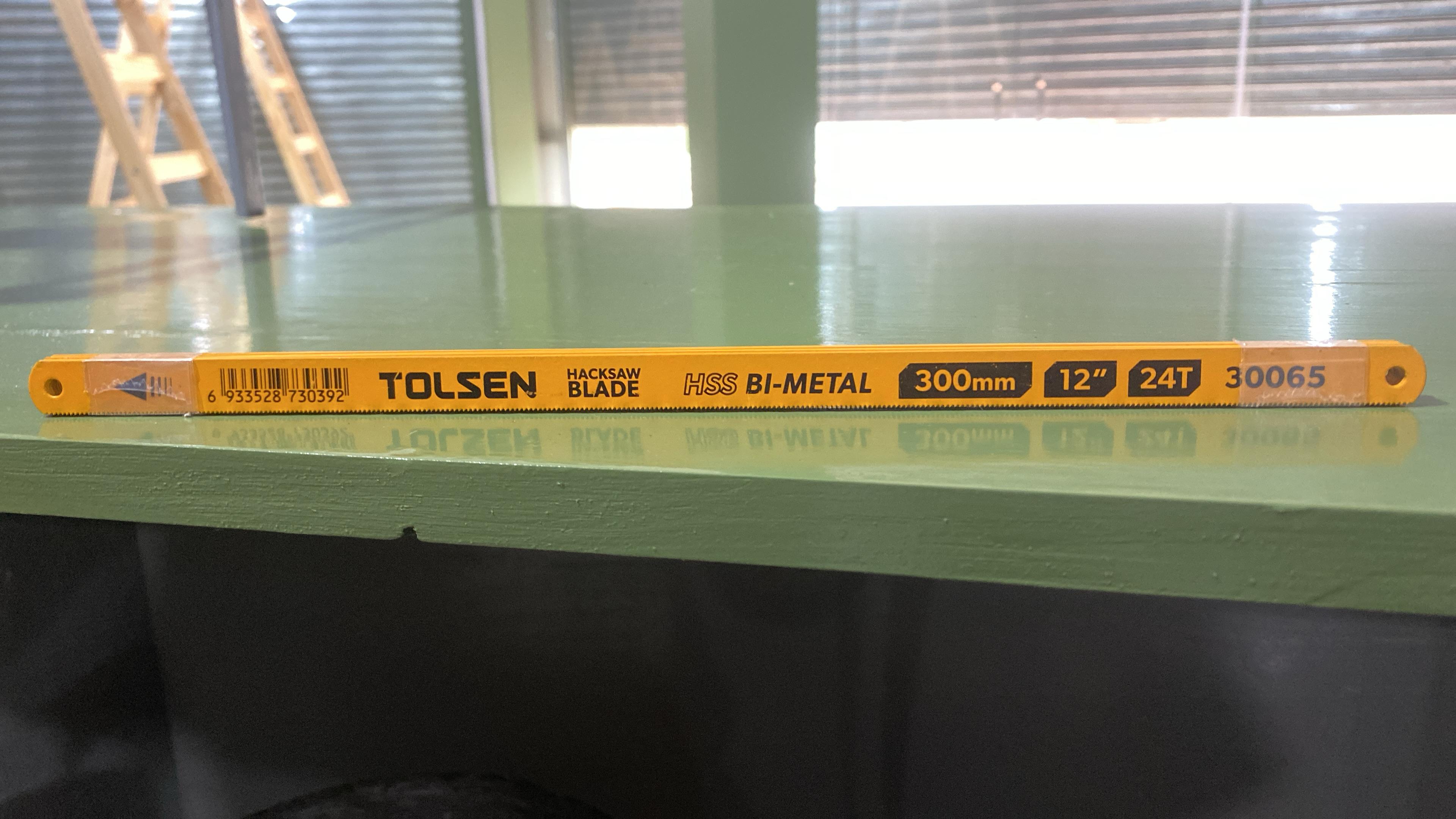 HOJA DE SIERRA BIMETALICA INDUSTRIAL 300X12MM 24TP TOLSEN