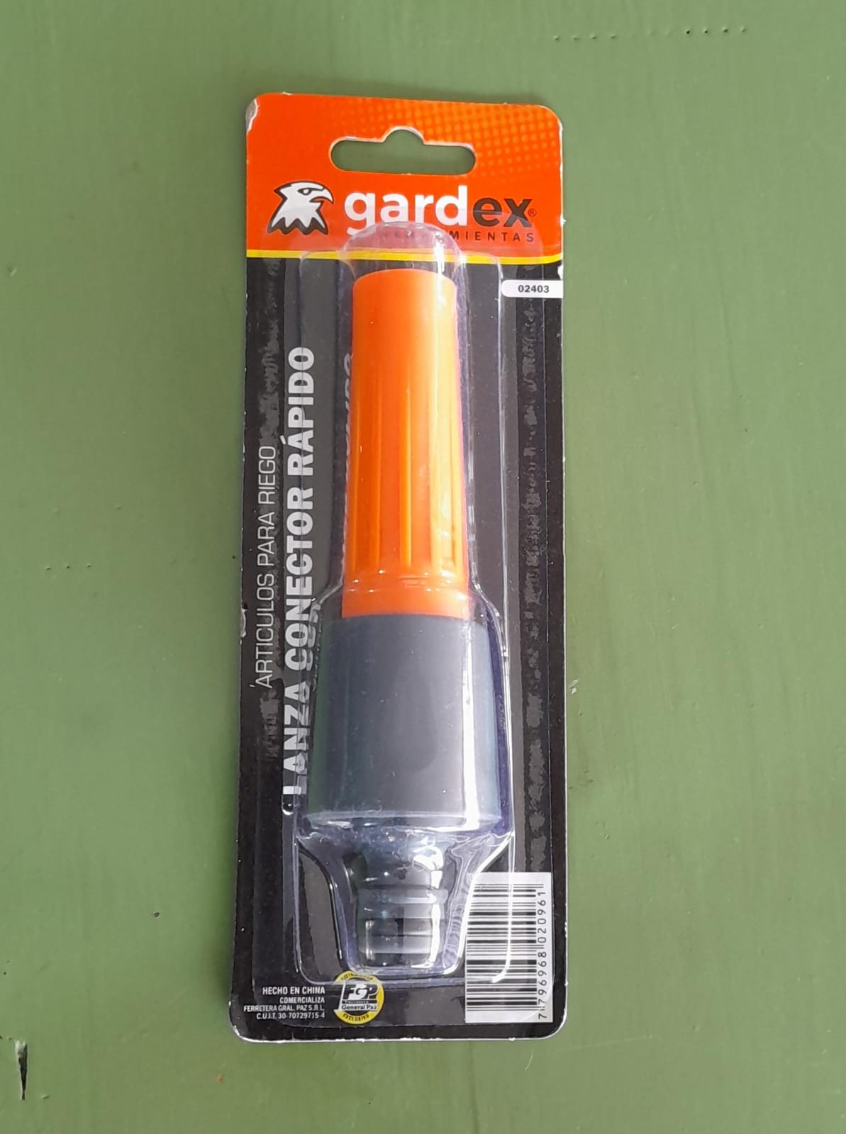 LANZA RIEGO CONECTOR RAP. GARDEX