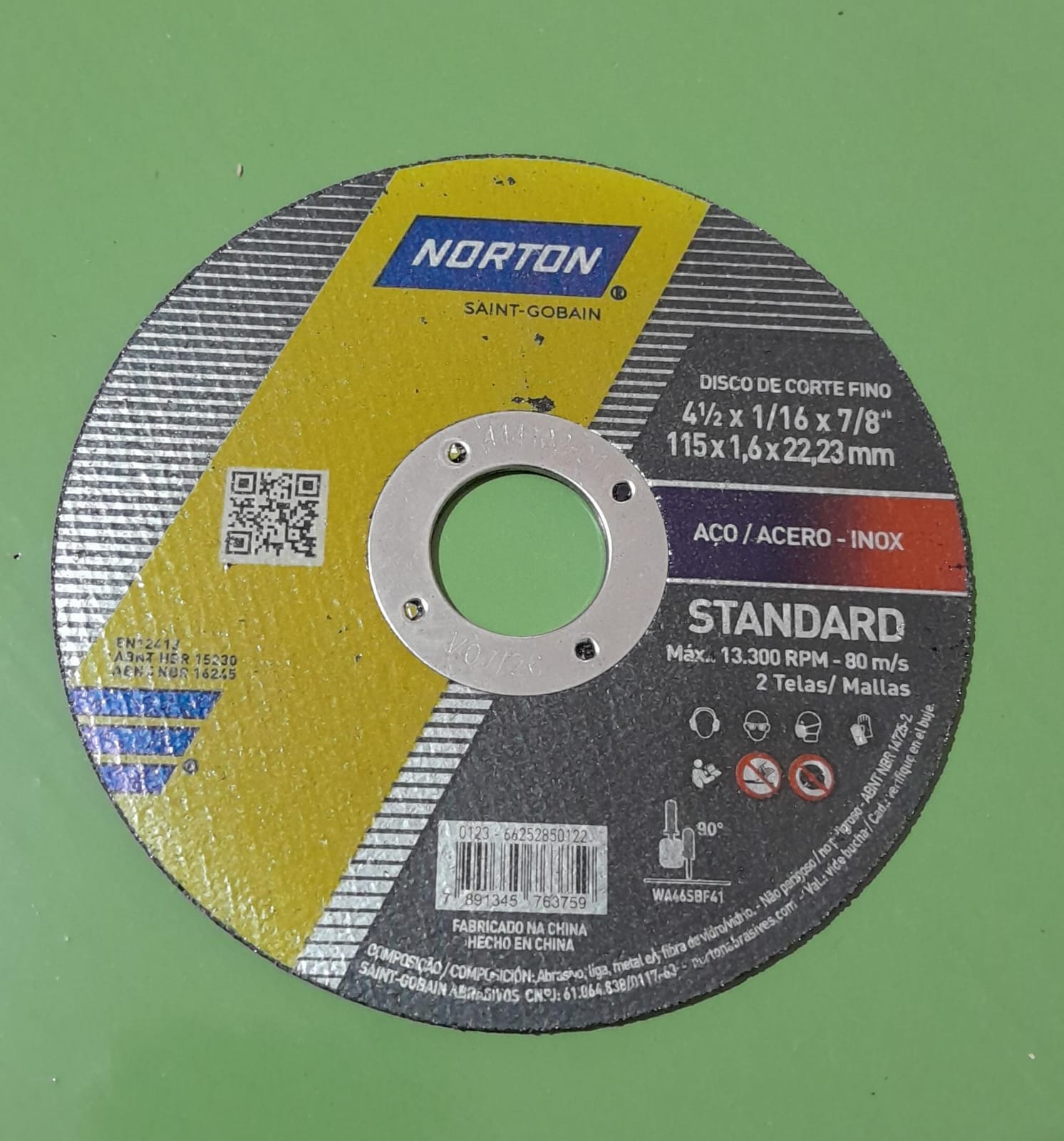 Disco de Corte 115x1.6x22.2mm NORTON
