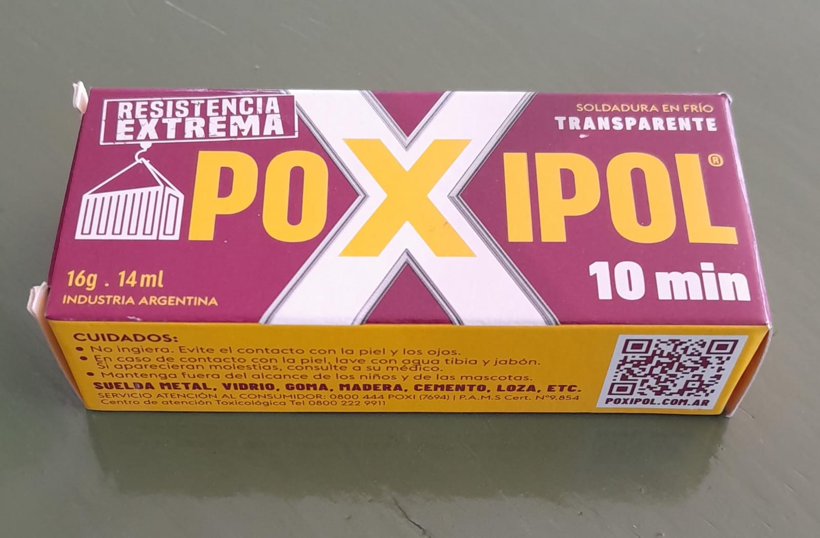 POXIPOL TRANSPARENTE 10MIN