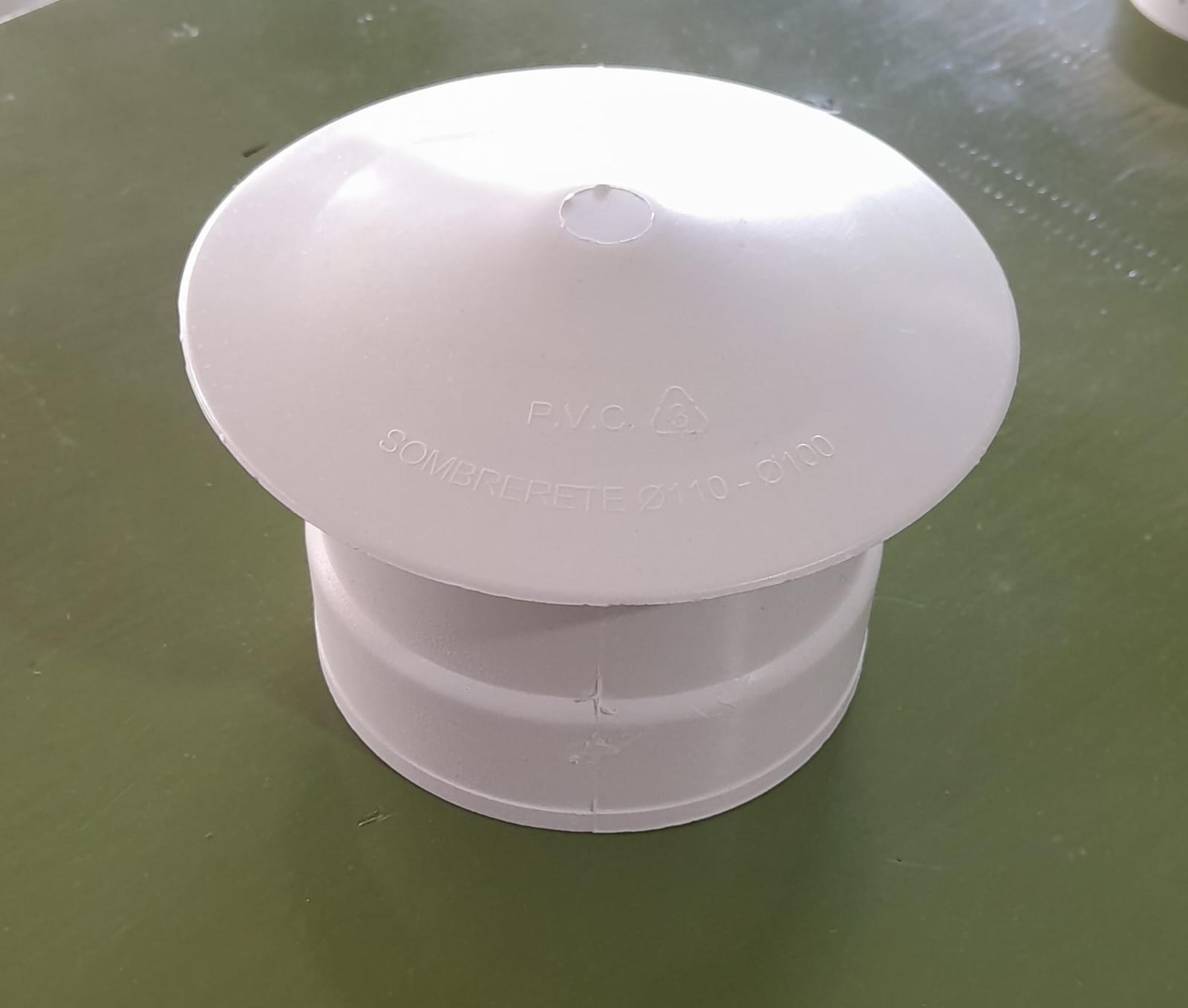 SOMBRERETE PVC VENTILACION 110mm