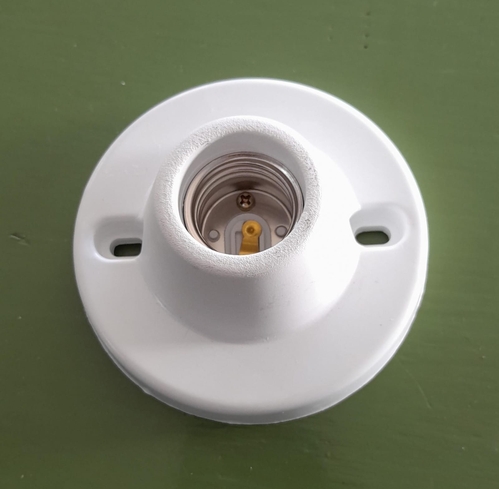 PORTA LAMP. RECEPTACULO FLORON BLANCO