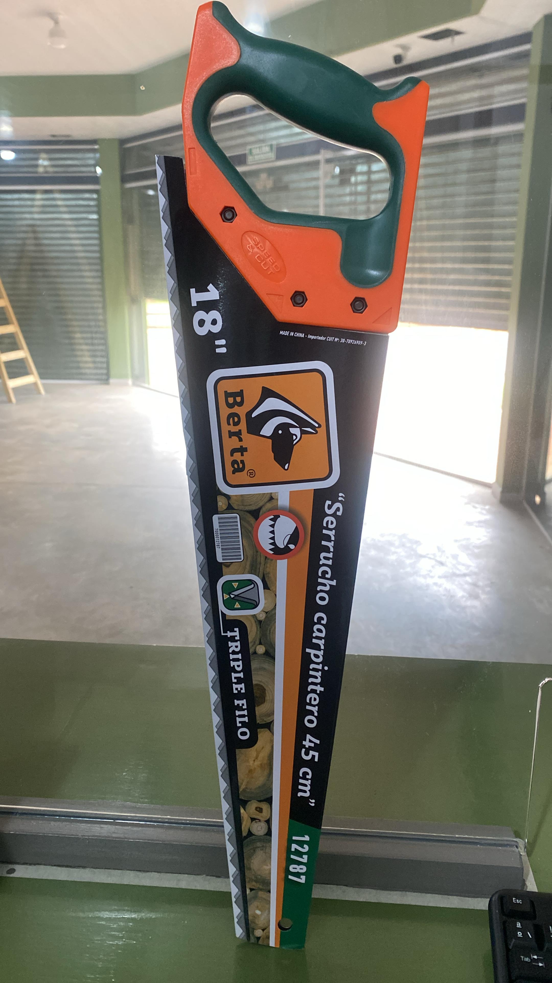 SERRUCHO CARP 45CM TRIPLE FILO BERTA