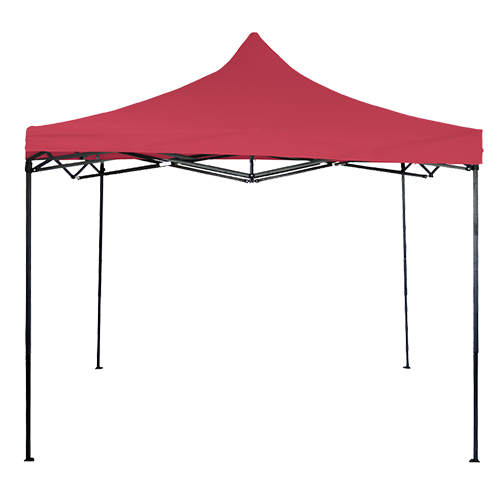 GAZEBO HIMPA COLOR ROJO 3X3MT