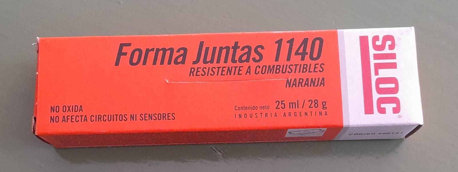 FORMA JUNTAS 1140 NARANJA SILOC 28g