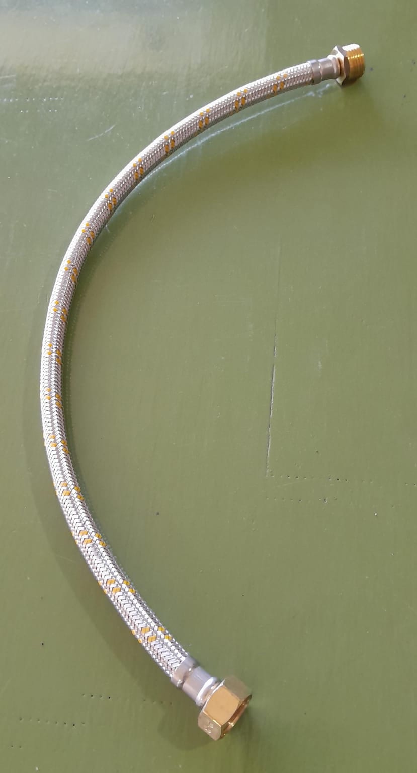 FLEXIBLE MALLADO PARA GAS 60cm