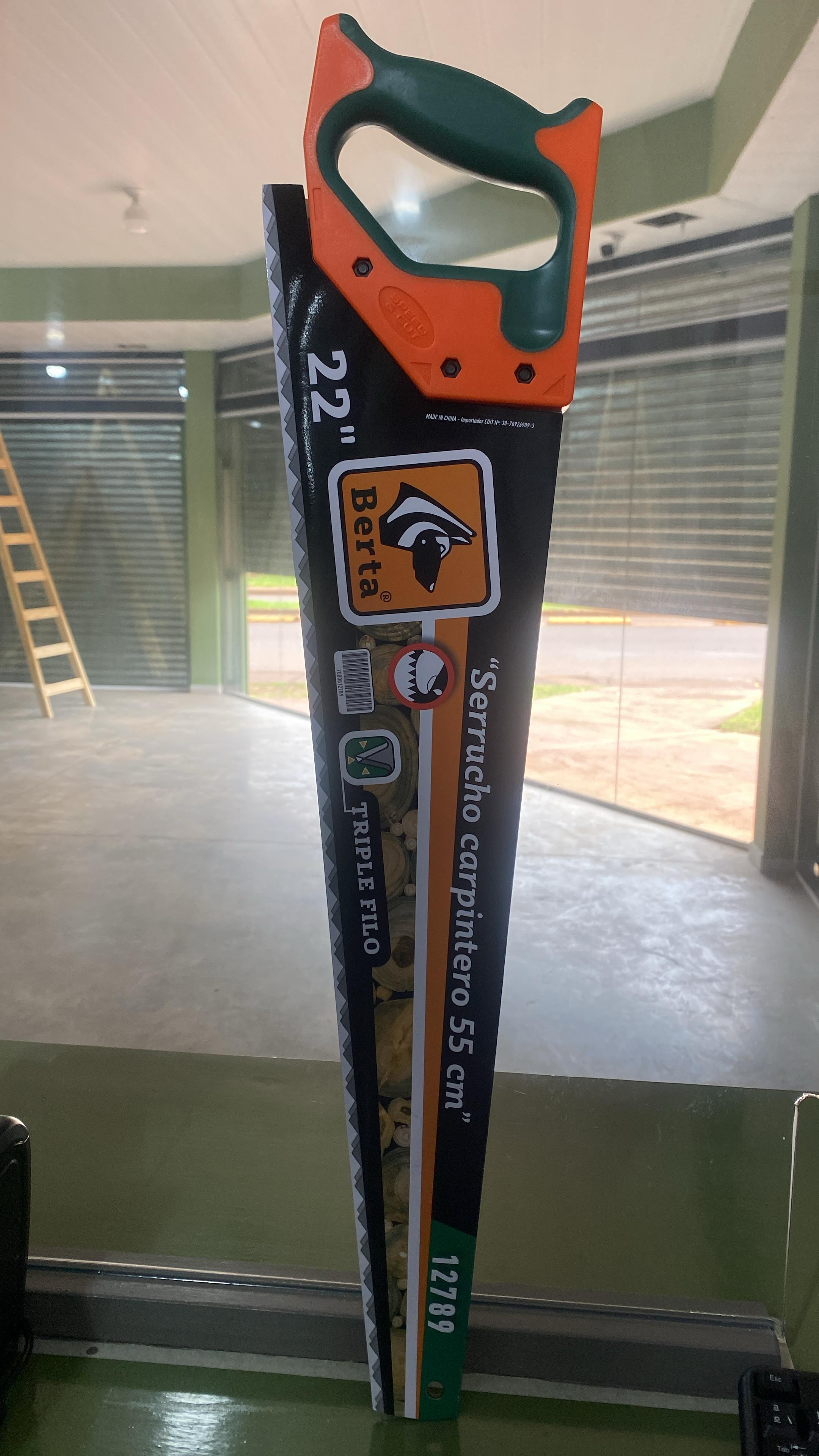 SERRUCHO CARP 55CM TRIPLE FILO BERTA