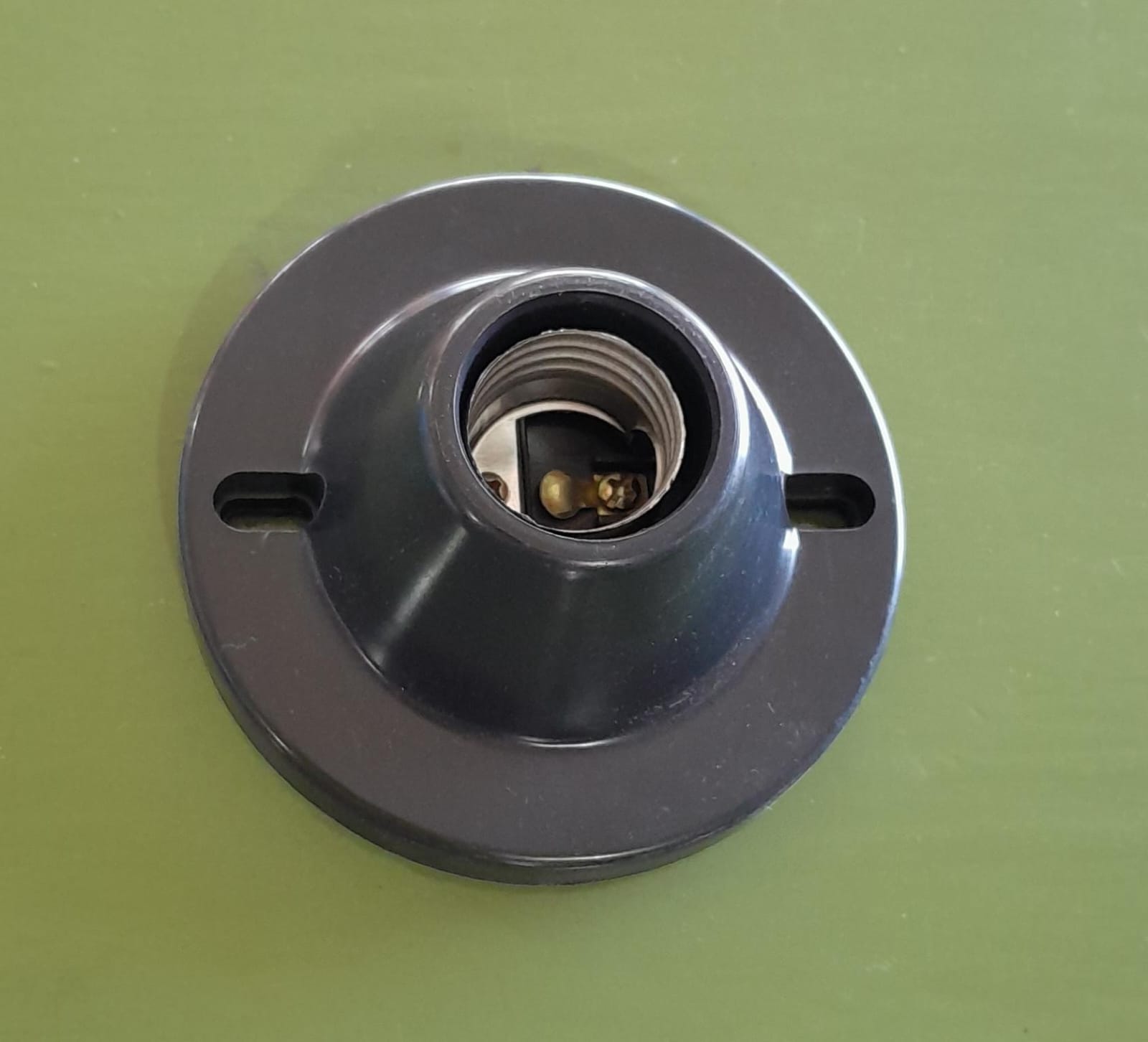 PORTALAMPARA C/BASE NEGRO