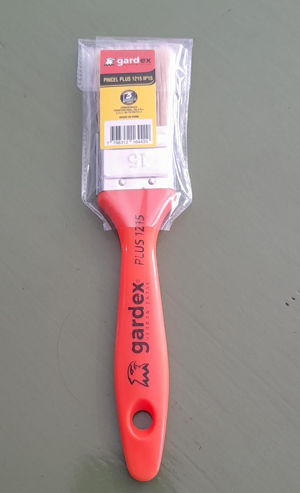 PINCEL CERDA BLANCA GARDEX PLUS Nº15