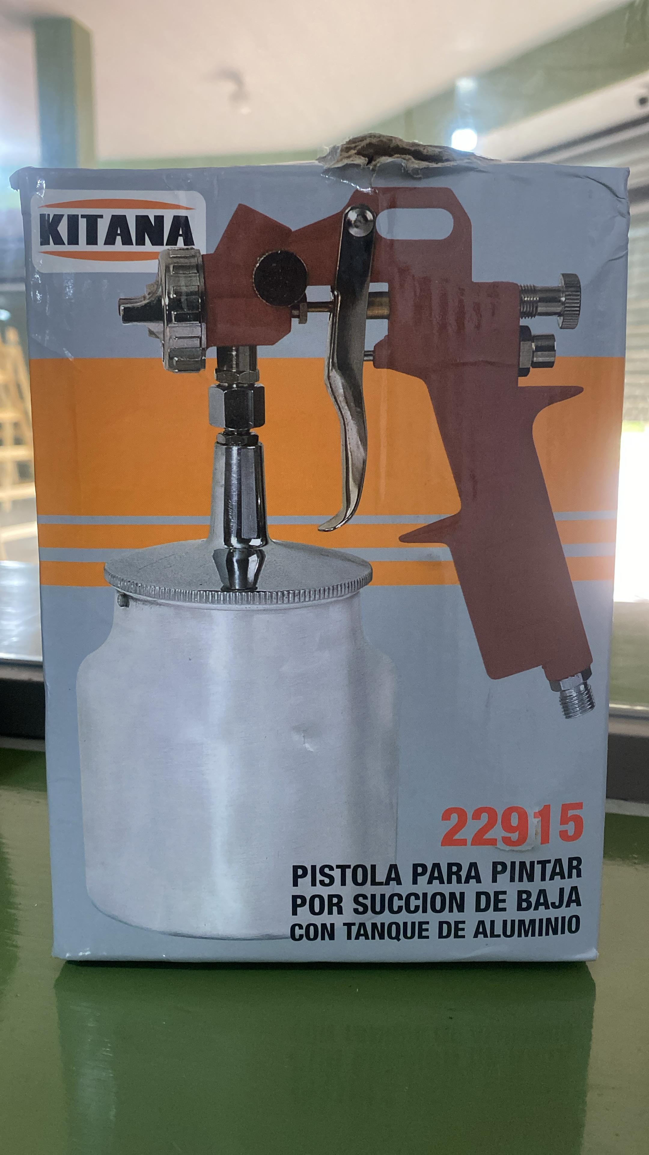 PISTOLA PINTAR  DE BAJA SUCCIÓN ALUMINIO KITANA