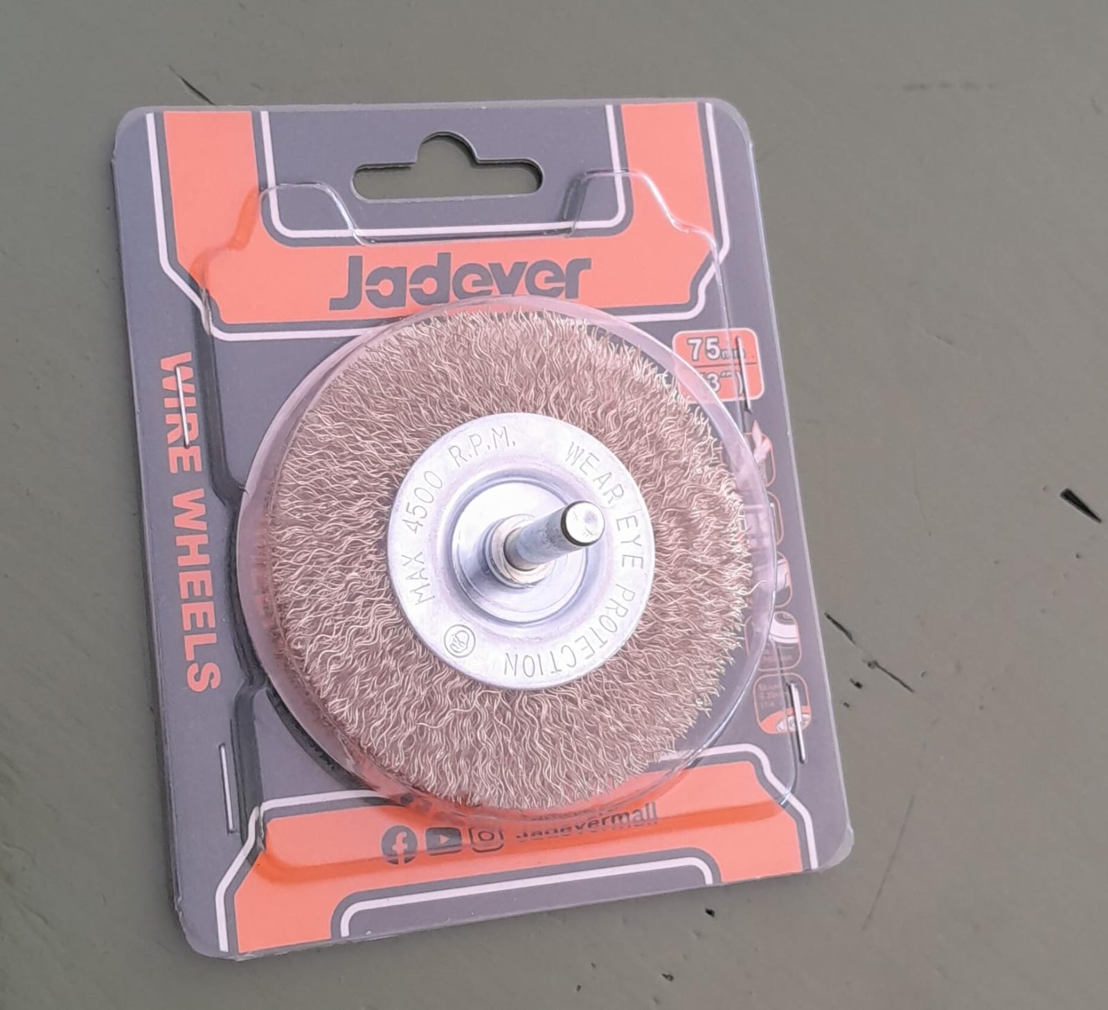 CEPILLO ALAMBRE P/TALADRO JADEVER