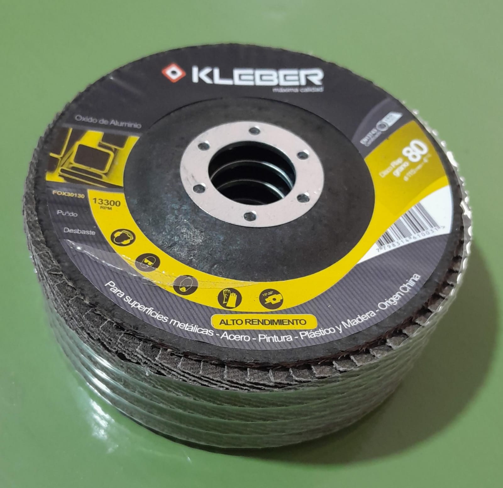 Disco Flap O.Aluminio 115 G80 KLEBER