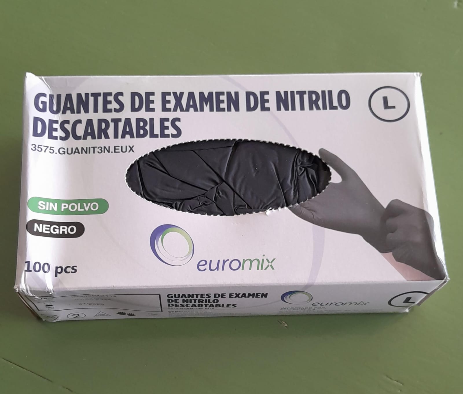 GUANTE DESCARTABLE NITRILO X UN