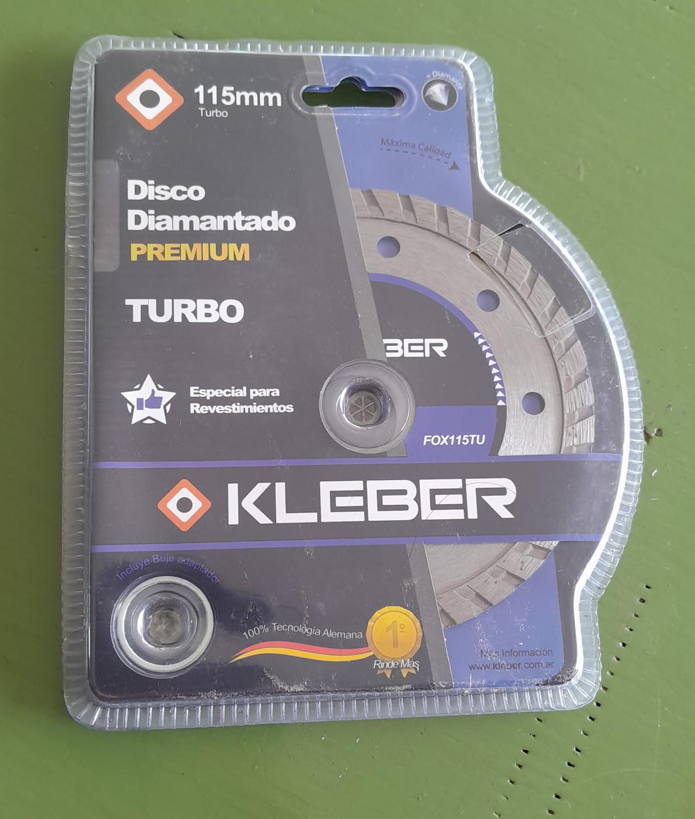 DISCO DIAMANTADO PREMIUM TURBO 115mm KLEBER