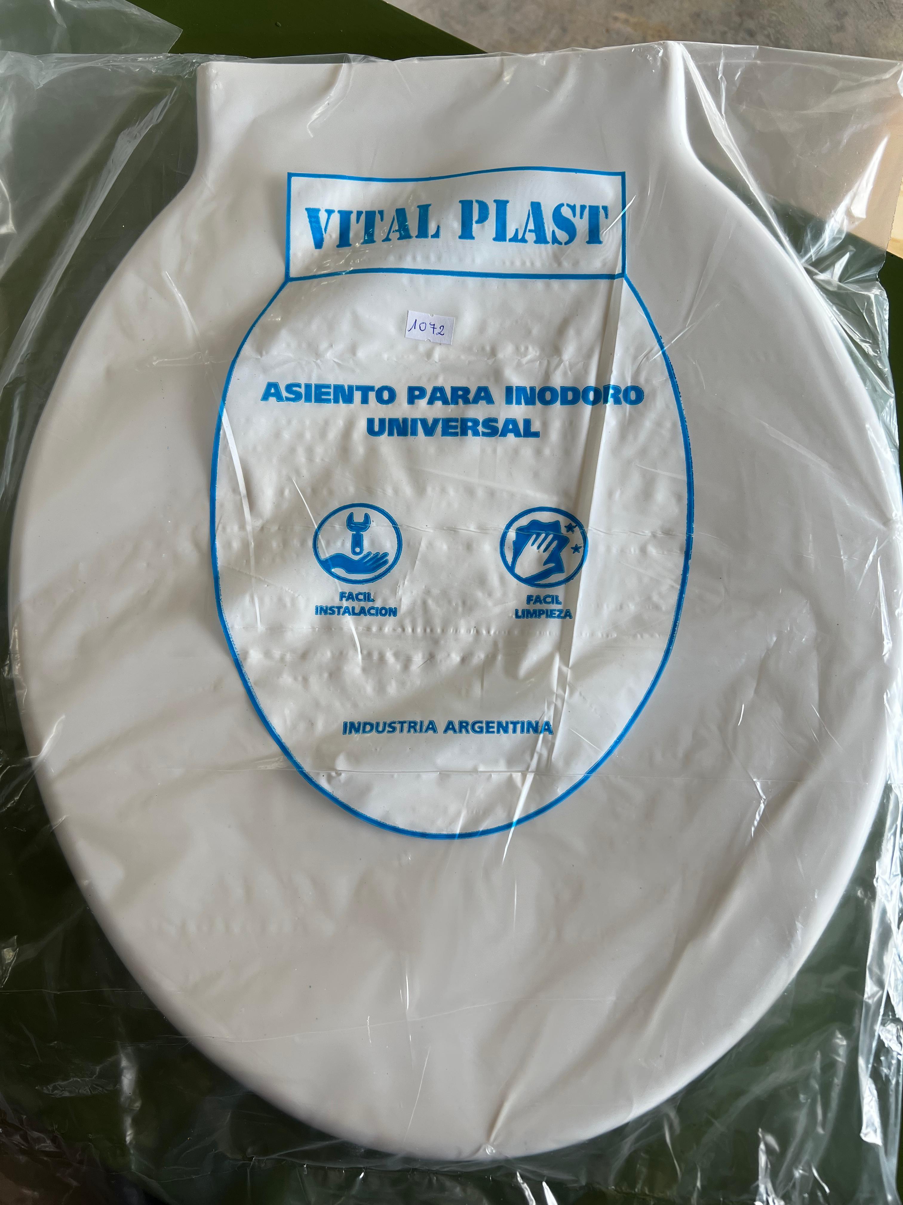 ASIENTO SANITARIO RIGIDO  BLANCO VITALPLAS