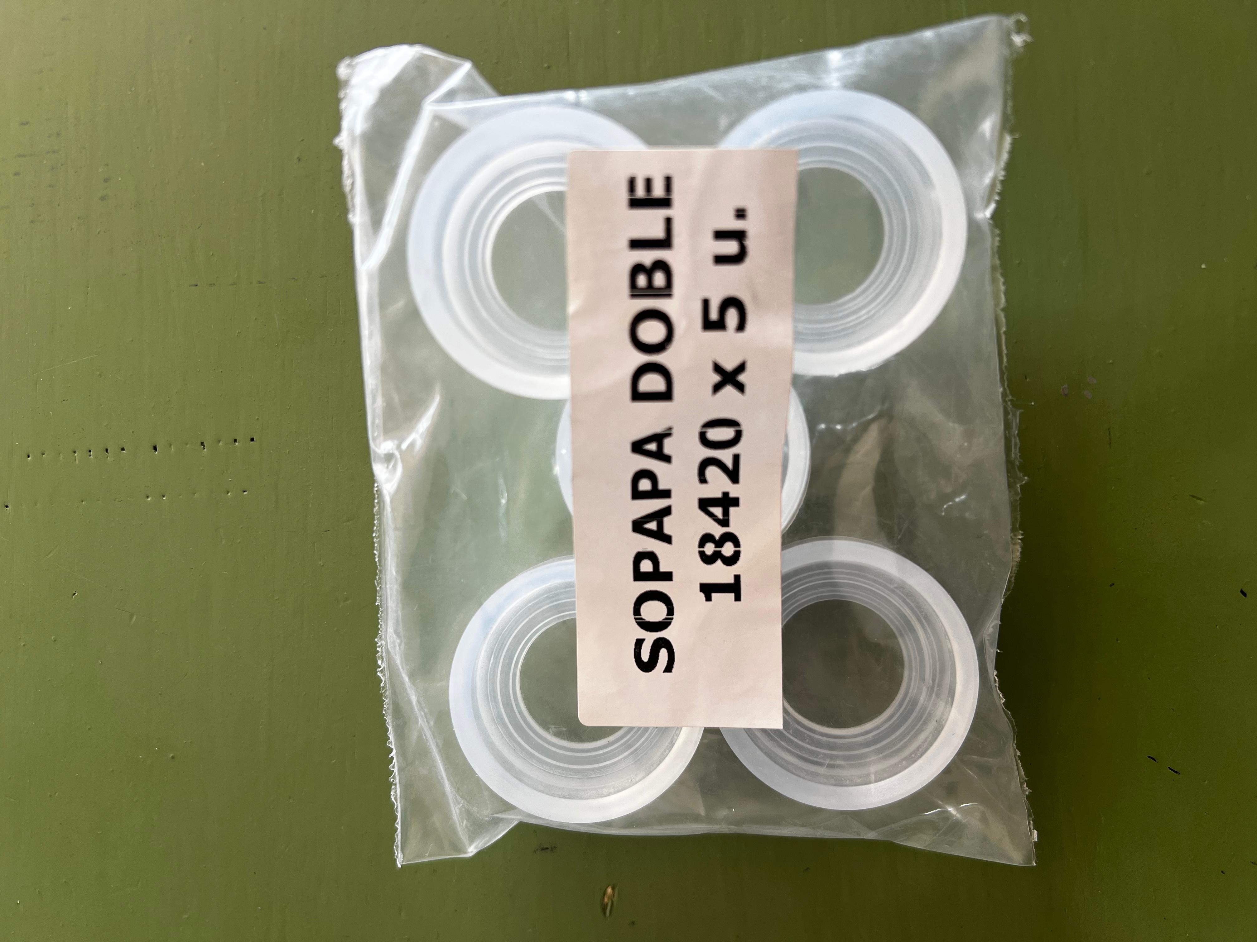 SOPAPA DOBLE PARA MOCHILA BERTA