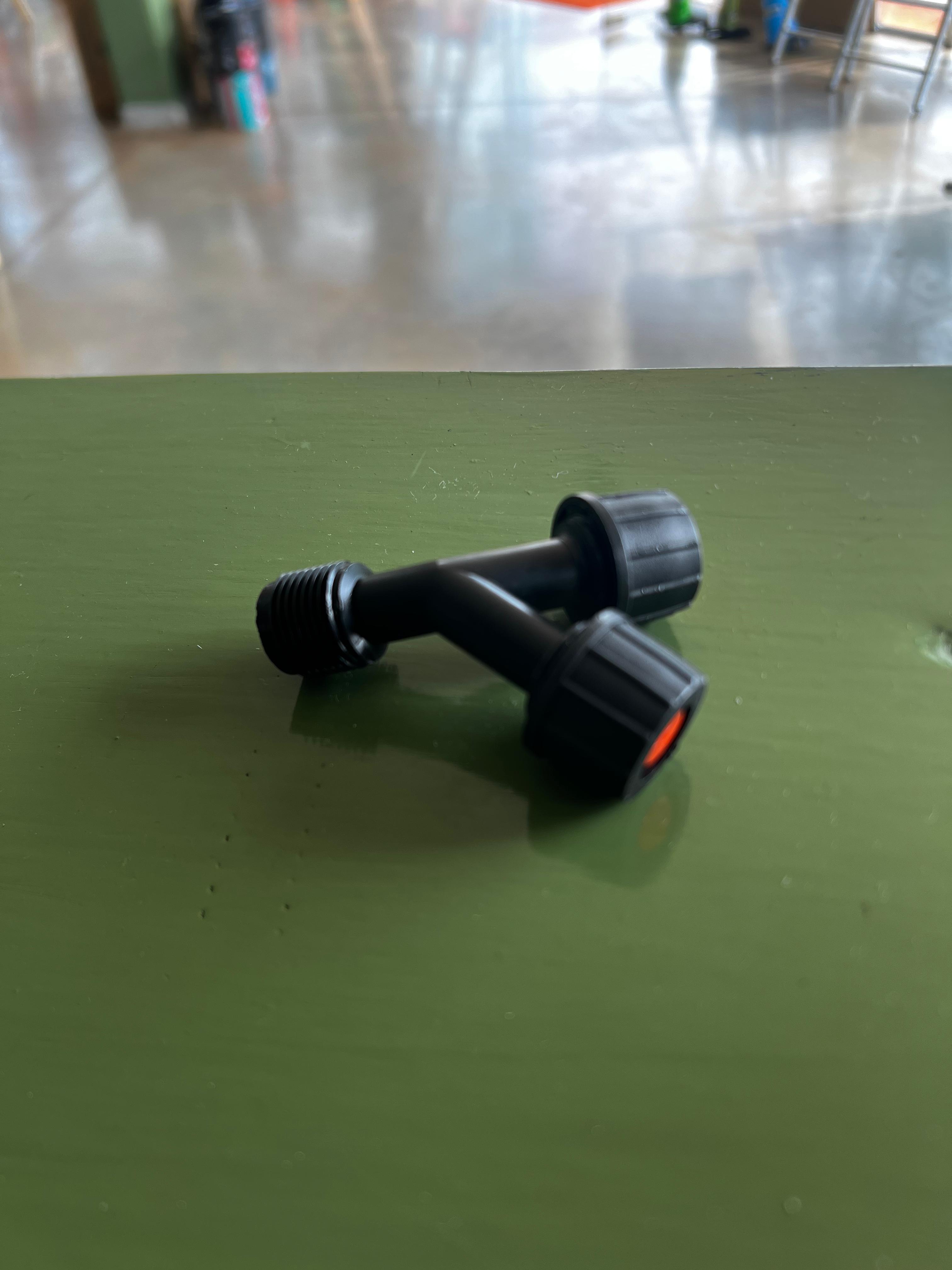 CODO CON PICO DOBLE Nº3 PARA LANZA