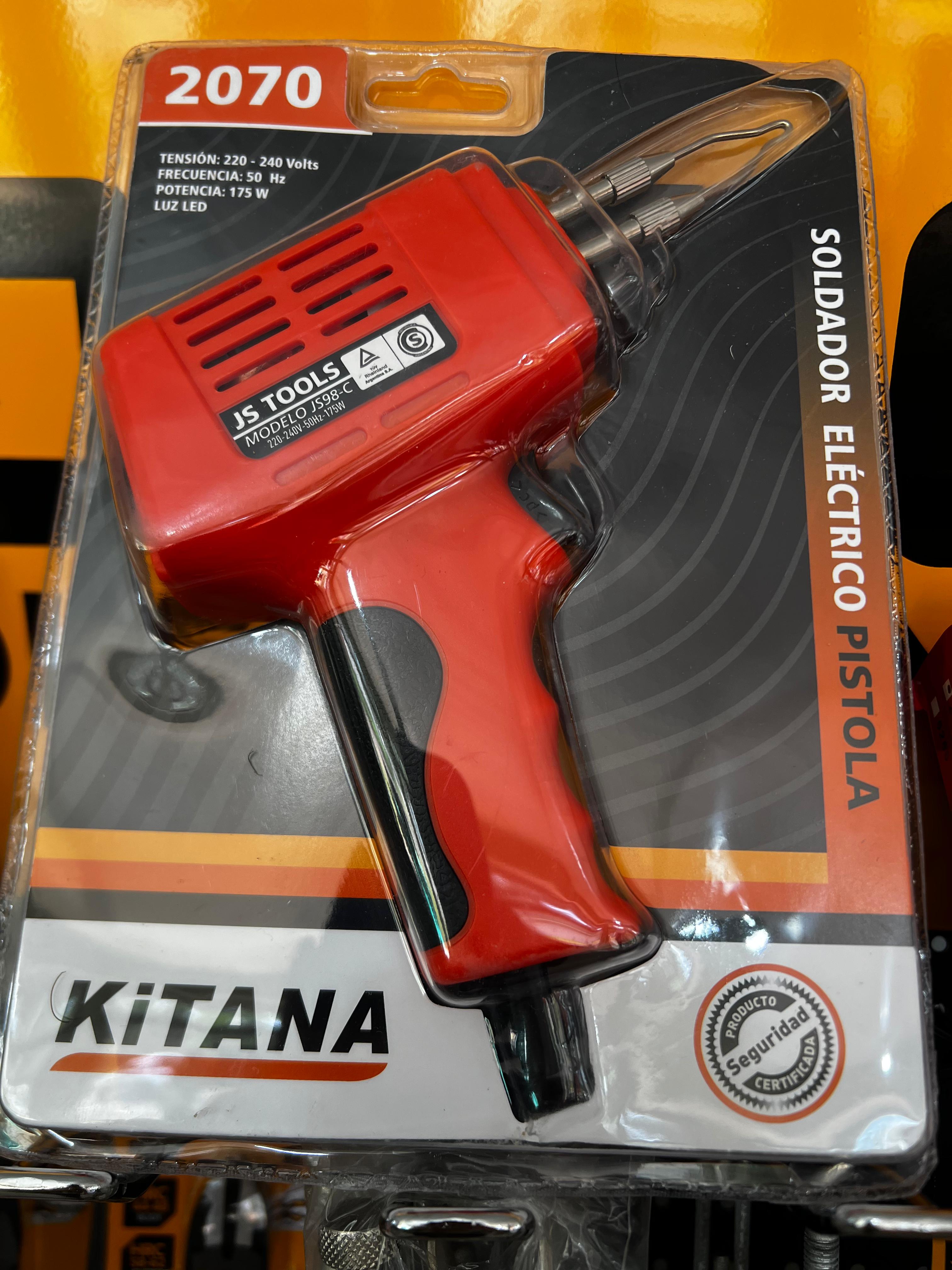 SOLDADOR PISTOLA  KITANA  175W  LED BLISTER