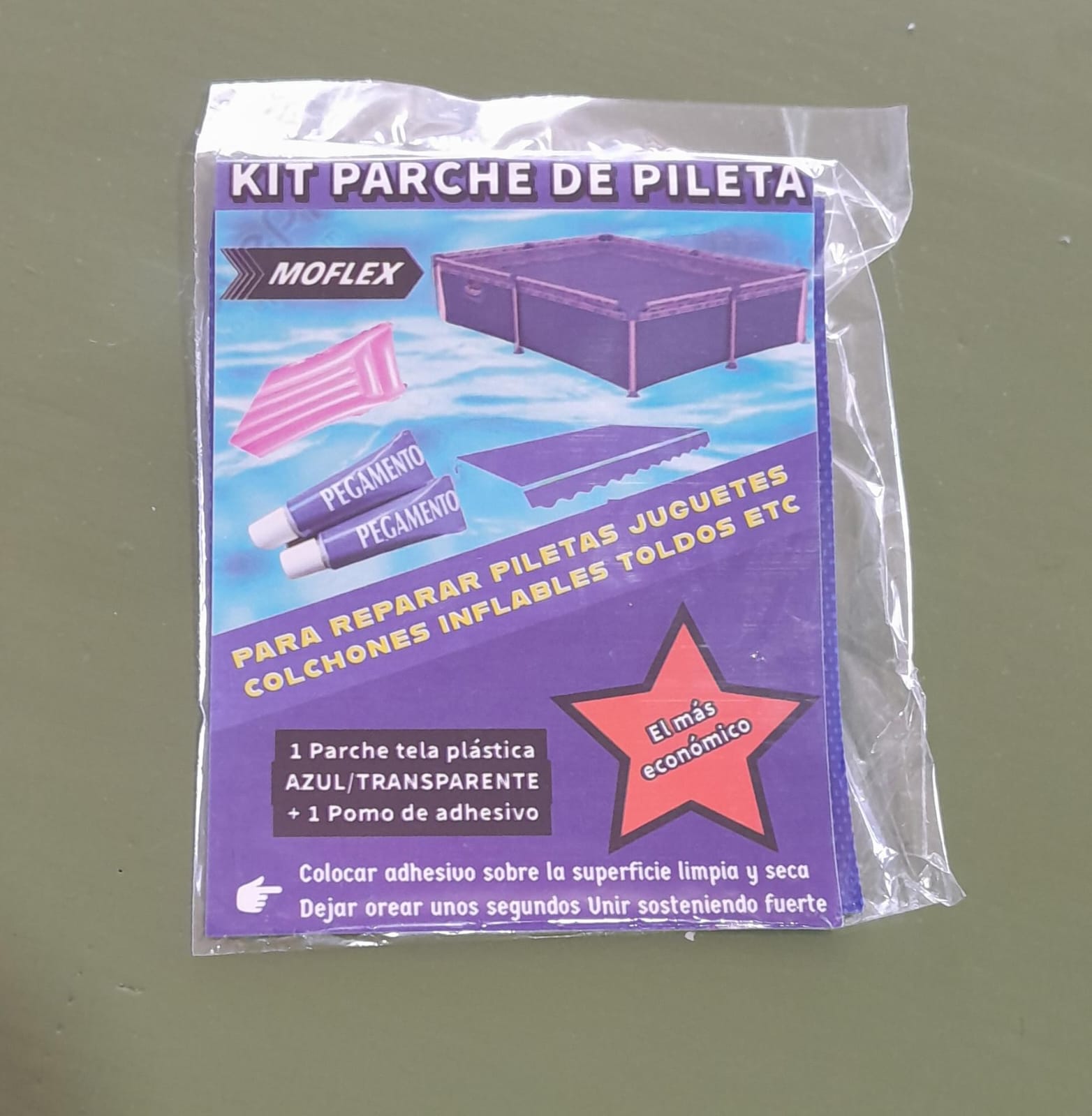 KIT PARCHE P/PILETA ECON.