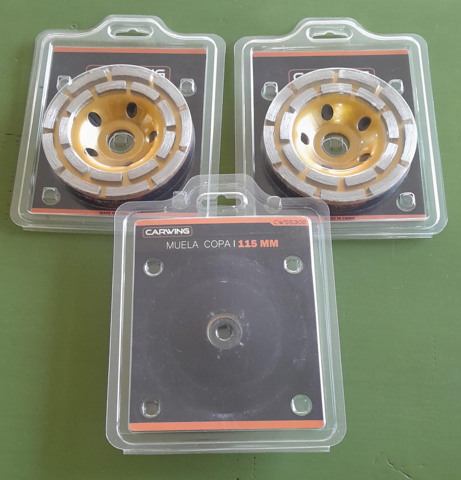 DISCO MUELA COPA DIAMANTADA P/HORMIGON 115mm