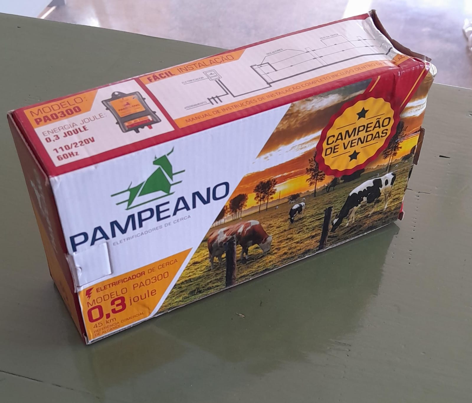 ELECTRIFICADOR DE CERCA PAMPEANO 45KM
