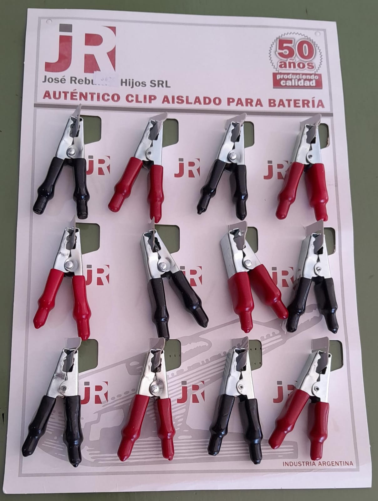 CLIP AISLADO PARA BATERIA 25A JR XUN