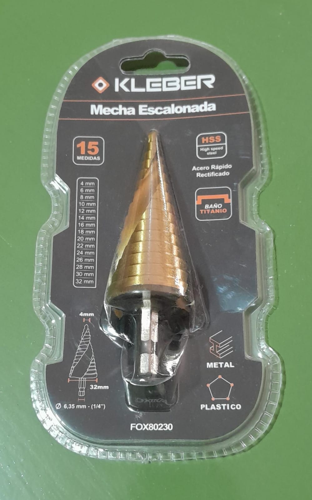 Mecha Escalonada 4-32x2mm KLEBER