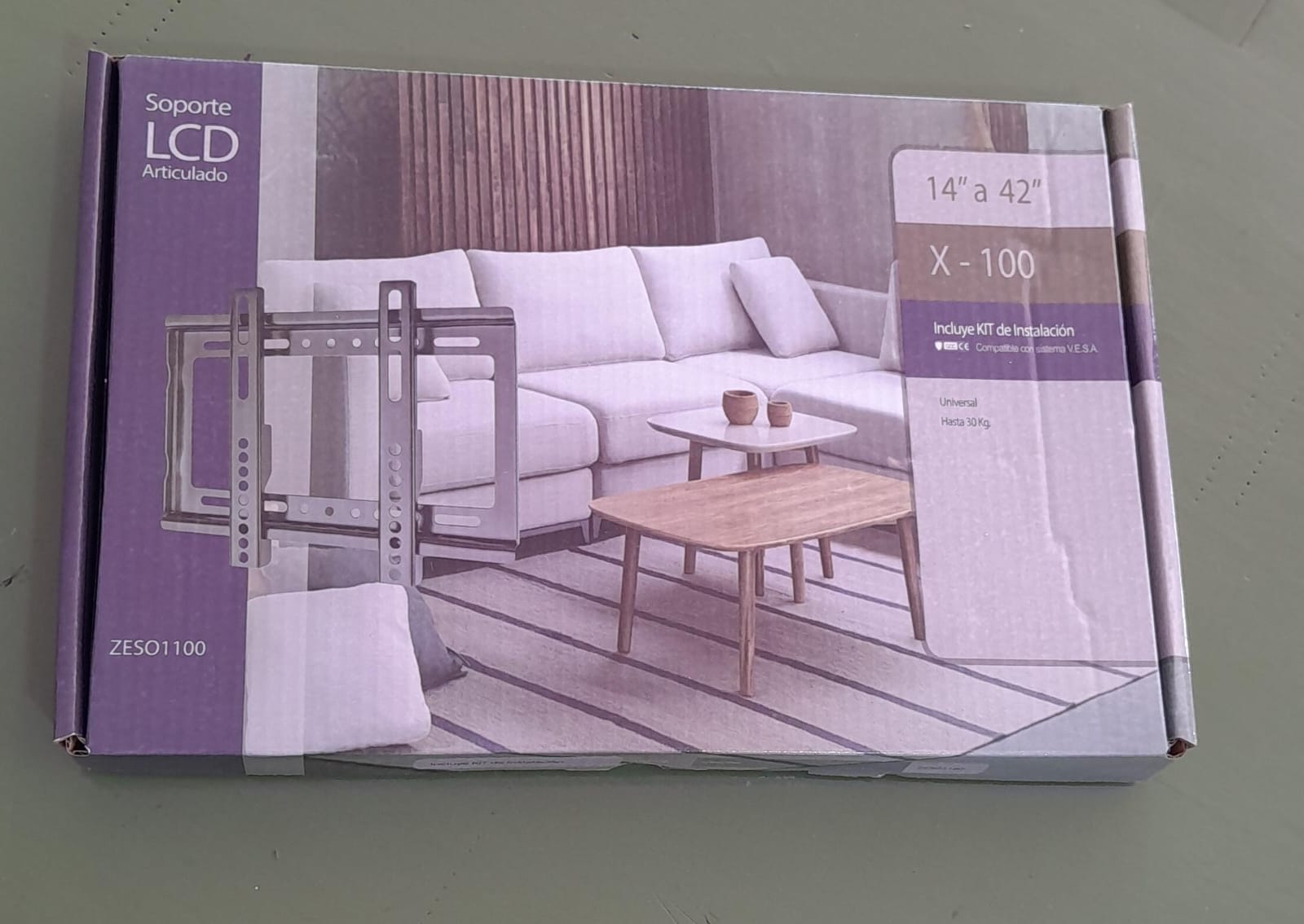 SOPORTE TV LED FIJO 14" A 42"