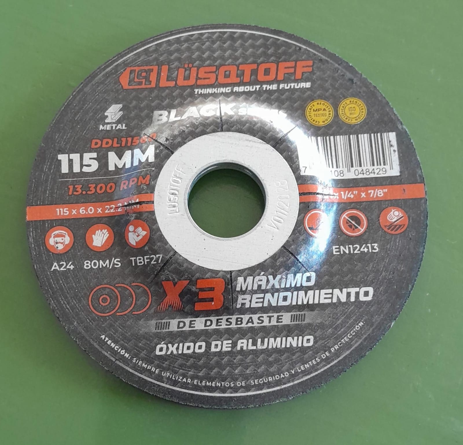 DISCO DESBASTE LUSQTOFF 115MM