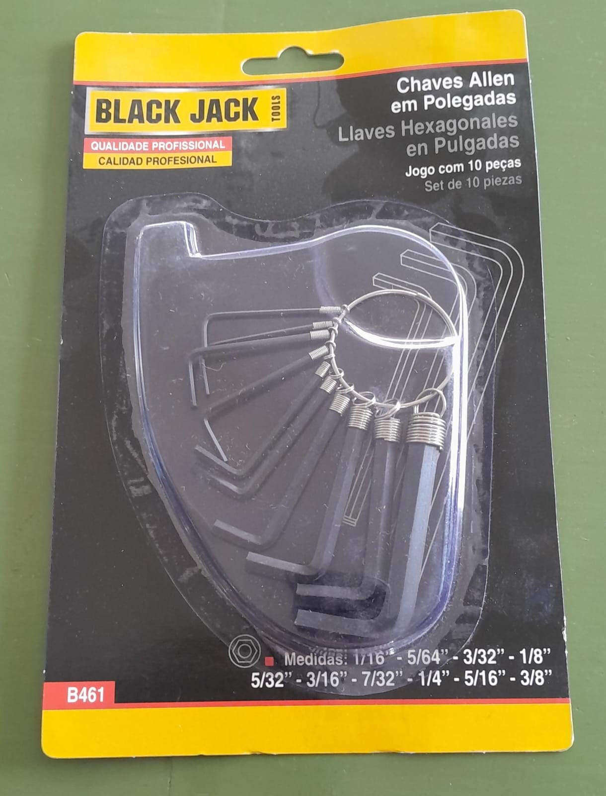 JUEGO LLAVES ALLEN MINI PULGADAS BLACK JACK