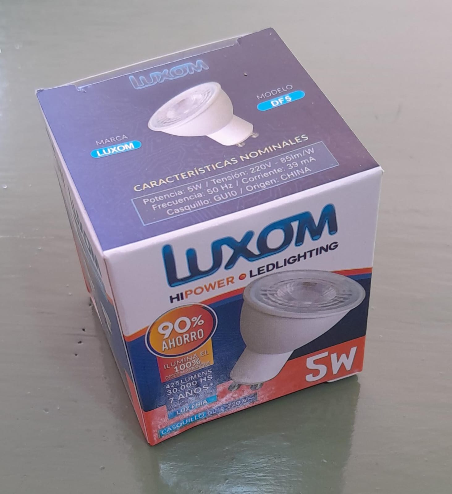 LAMPARA DICROICA LUZ FRIA 5W LUXOM
