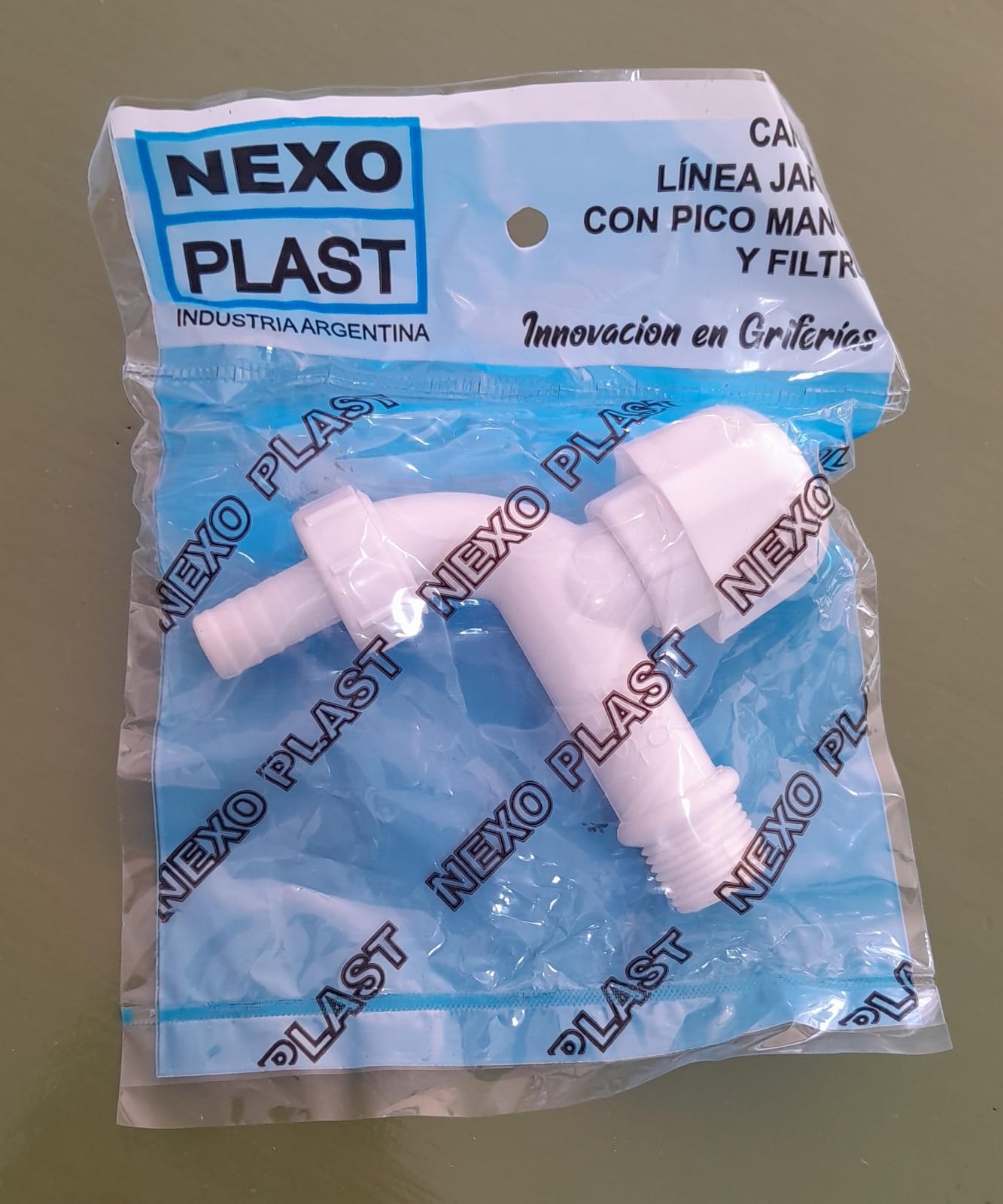 CANILLA PVC BLANCA 1/2" NEXO PLAST
