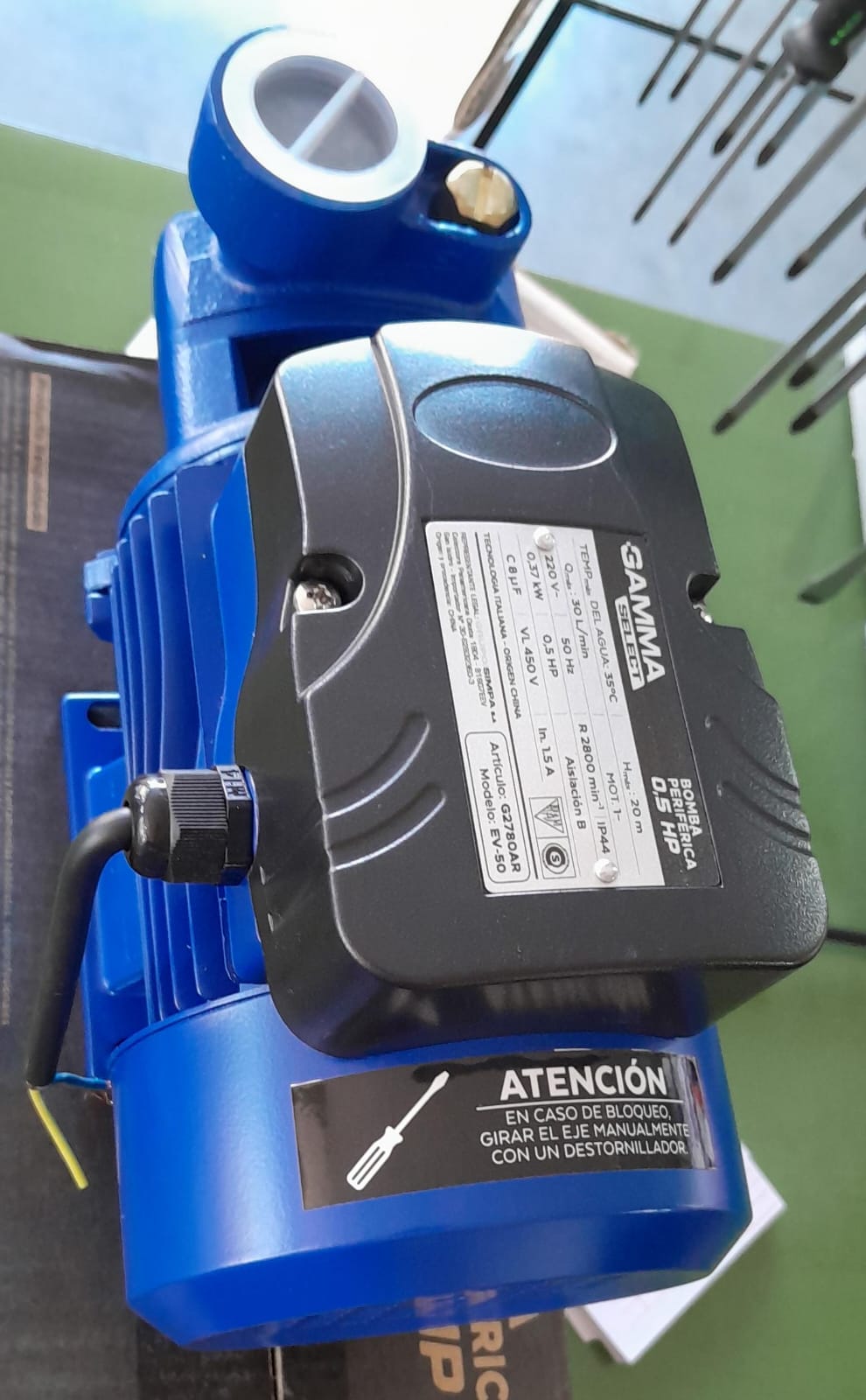 BOMBA AGUA PERIFERICA 1/2HP GAMMA