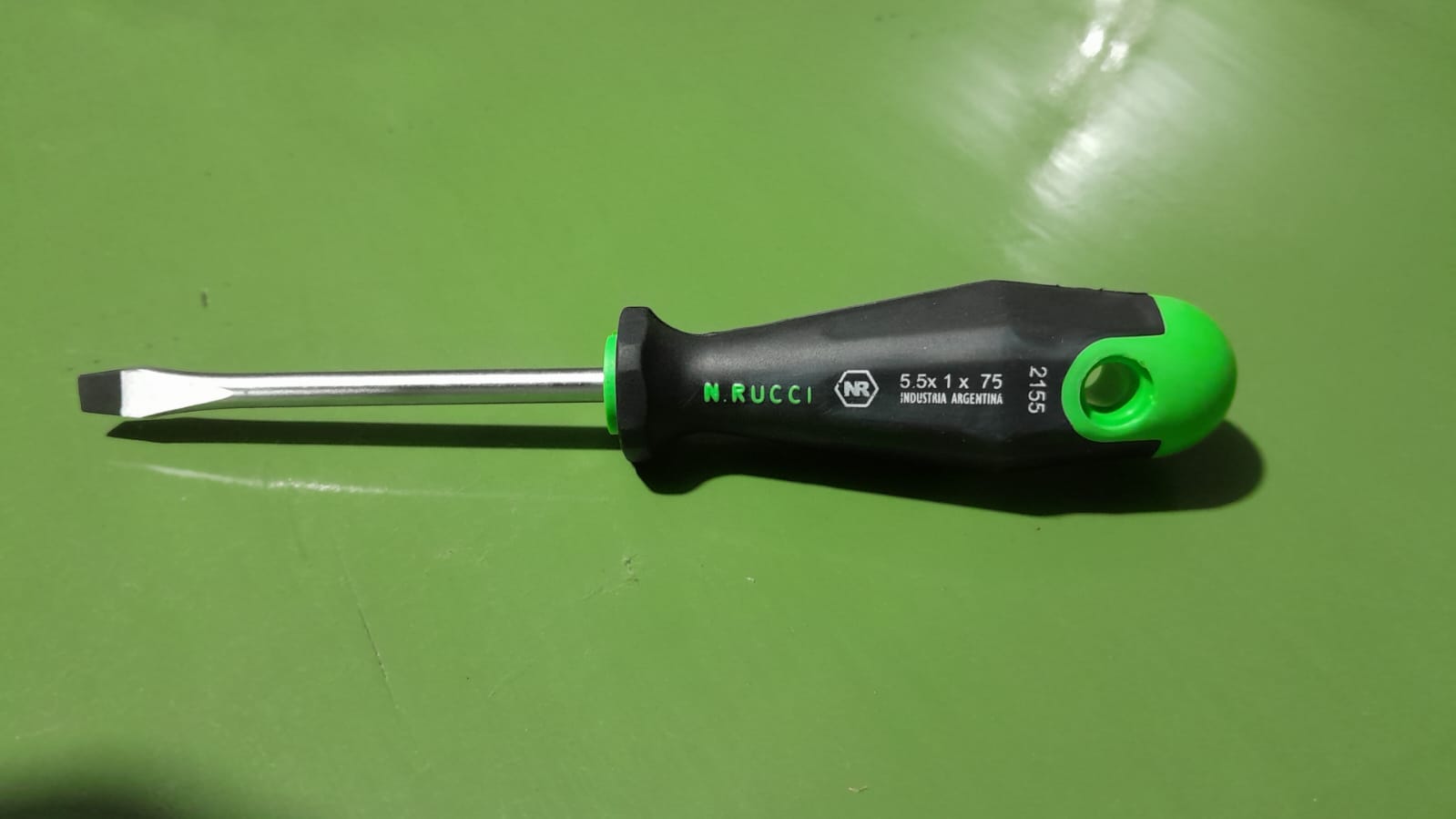 Destornillador N.RUCCI punta plana PL5.5x1x75