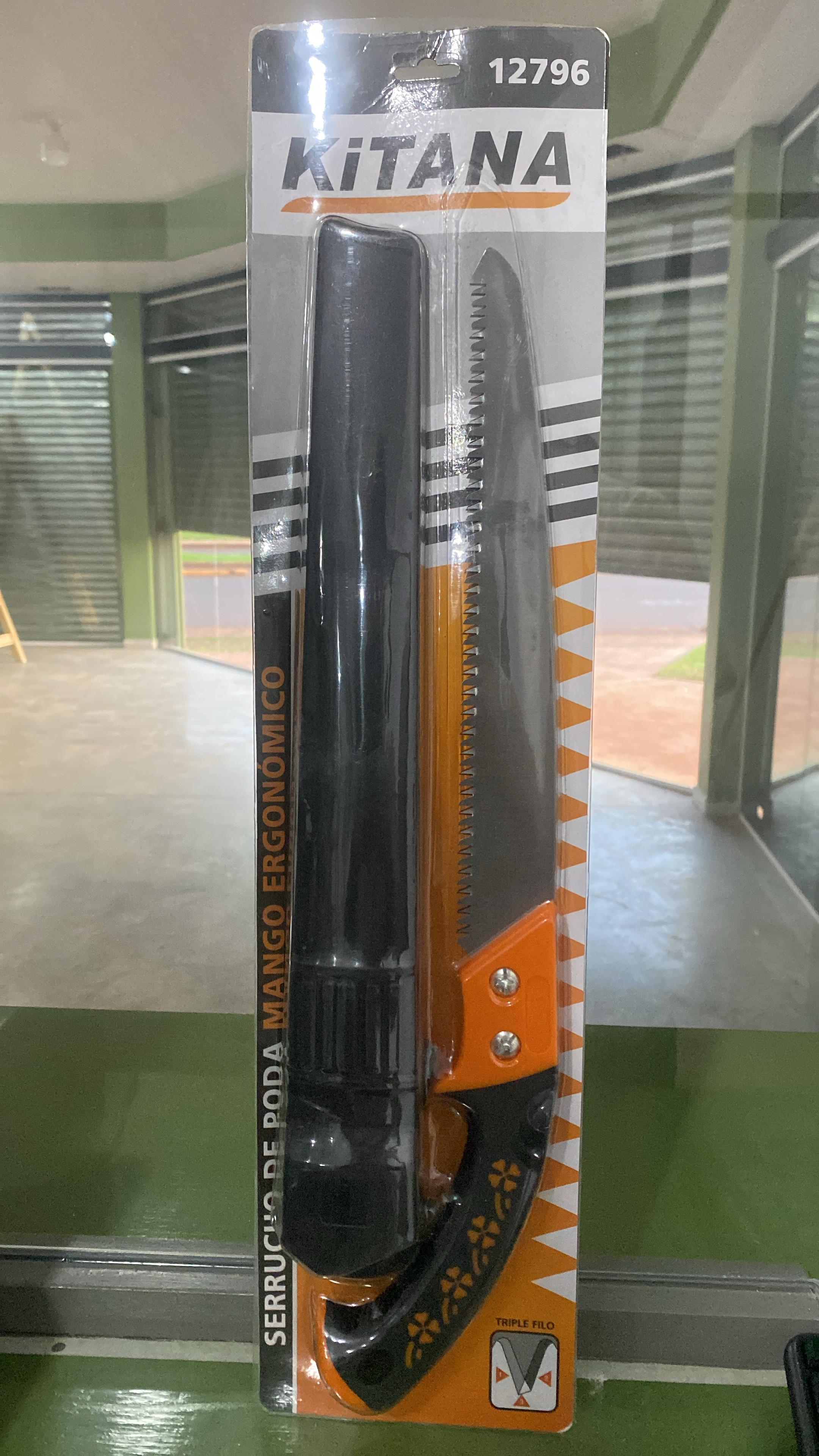 SERRUCHO PODA CURVO 27 CM TRIPLE FILO KITANA