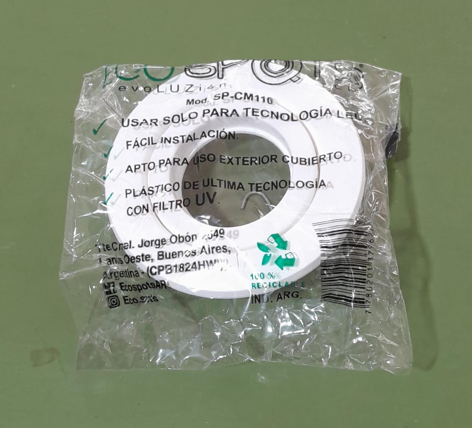 SPOT PVC P/DICROICA VARIOS COLORES