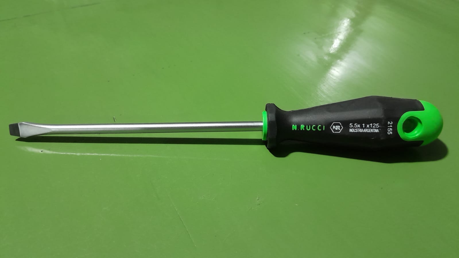 Destornillador N.RUCCI punta plana PL5.5x1x125