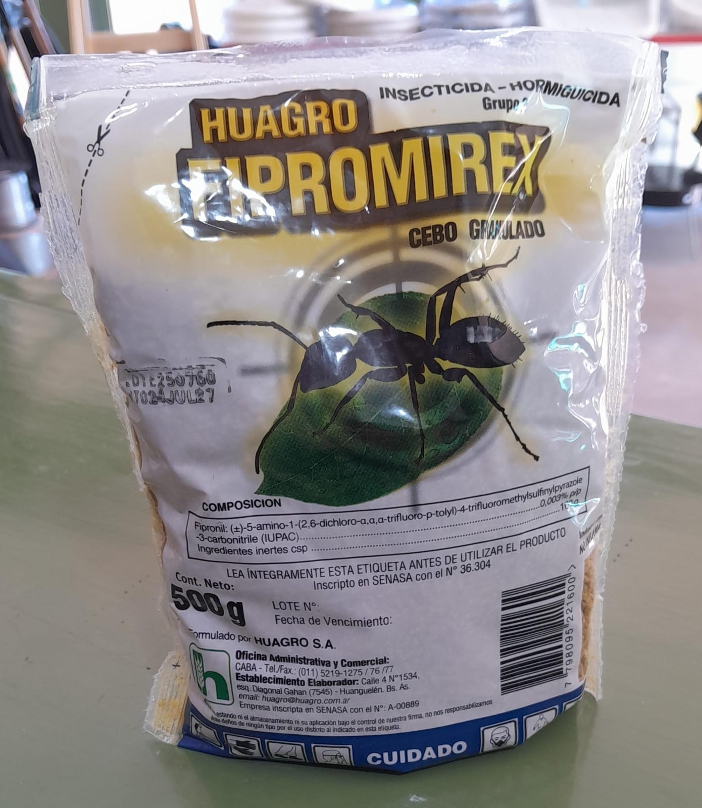 HORMIGUICIDA CEBO GRANULADO FIPROMIREX 500GR