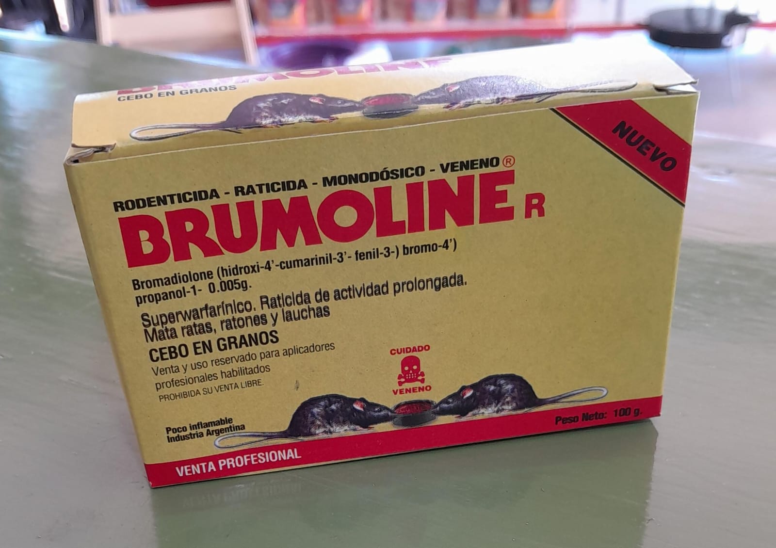 RATICIDA COMUN BRUMOLINE 100G