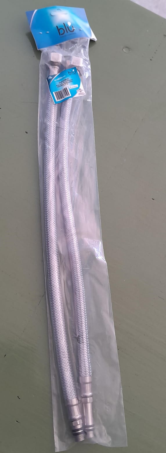 FLEXIBLE MONOCOMANDO BLU 1/2 X 40CM