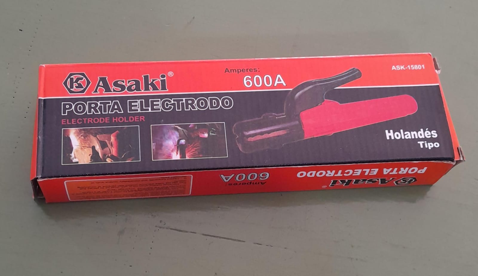PINZA PORTA ELECTRODO 600A ASAKI